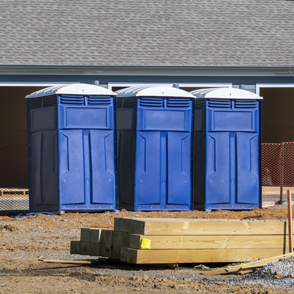 is there a specific order in which to place multiple portable restrooms in Fairmont West Virginia